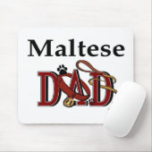 Maltees Dad Gifts Muismat (Met muis)