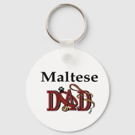 Maltees Dad Gifts Sleutelhanger