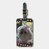 Maltees Dog Bagagelabel (Voorkant verticaal)
