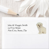 Maltees Dog Pet Animal Etiket (Insitu)