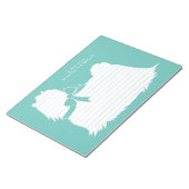 Maltees Dog Puppy Long Hair Notitieblok (Schuin)