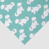 Maltees Dog Puppy Short Hair Teddy Bear Tissuepapier (Detail)