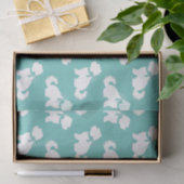 Maltees Dog Puppy Short Hair Teddy Bear Tissuepapier (Geschenk)