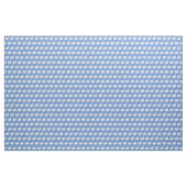 Maltees Dog Silhouette Pet Light Blue Stof (Yard (91,4 cm))