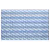 Maltees Dog Silhouette Pet Light Blue Stof (Yard (91,4 cm))