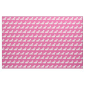 Maltees Dog Silhouette Pet Roze Stof (Fat Quarter)