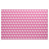 Maltees Dog Silhouette Pet Roze Stof (Fat Quarter)