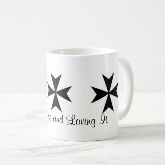 Maltees en liefhebbende Mok (Voorkant rechts)