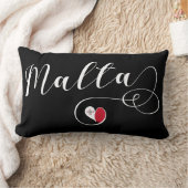 Maltees Flag Heart, Malta Kussen (Deken)