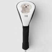 Maltees Golfheadcover (Voorkant)