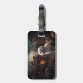 Maltees Halloween eng Bagagelabel (Achterkant verticaal)