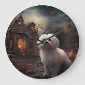 Maltees Halloween eng Grote Klok (Voorkant)