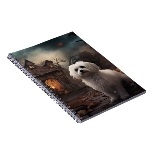 Maltees Halloween eng Notitieboek (Rechterzijde)