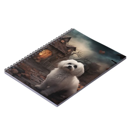 Maltees Halloween eng Notitieboek (Linkerzijde)