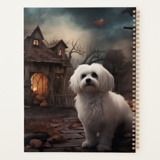 Maltees Halloween eng Planner (Achterkant)
