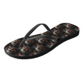 Maltees Halloween Verschrikkelijk Teenslippers (Schuin)