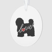 Maltees / Havanese liefde Ornament (voorkant)