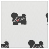 Maltees / Havanese liefde Stof (Close Up)