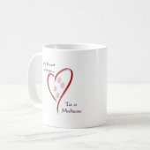 Maltees Heart behoort Koffiemok (Voorkant links)