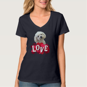Maltees Hondenliefhebber Puppy Eigenaar Maltipoo M T-shirt