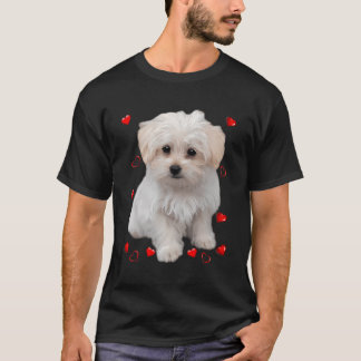Maltees Hondenliefhebber T-shirts met lange mouwen