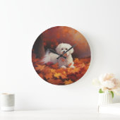 Maltees in de herfst laat Herfst inspireren Grote Klok (Huis)