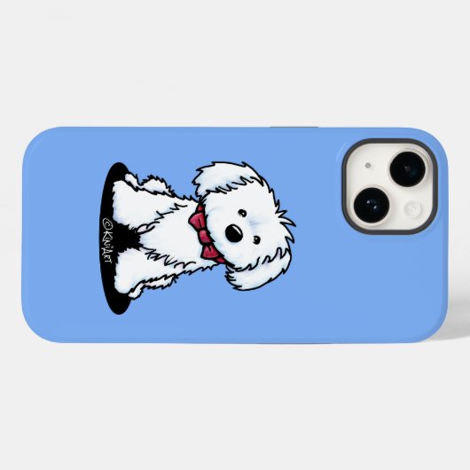 Maltees iPhone Case (Achterkant (horizontaal))