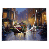 Maltees Kerstfeest Feestelijk Seizoen Groot Cadeauzakje (Voorkant)