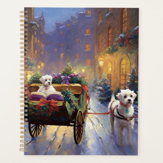 Maltees Kerstfeest Feestelijk Seizoen Planner (Voorkant)