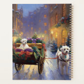 Maltees Kerstfeest Feestelijk Seizoen Planner (Achterkant)