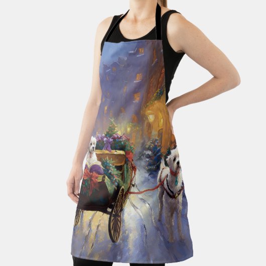 Maltees Kerstfeest Feestelijk Seizoen Schort (Insitu)