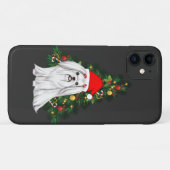 Maltees kerstfeest, kerstmanshond met kersthoed Case-Mate iPhone case (Achterkant (horizontaal))