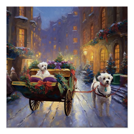 Maltees Kerstseizoen Perfect Poster (Voorkant)