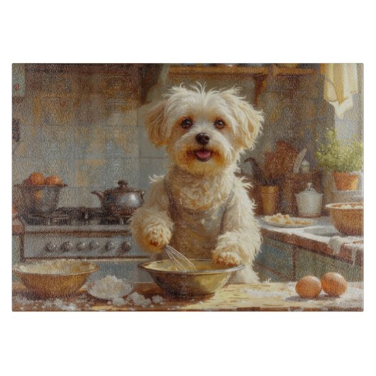 Maltees Koken in de Keuken Snijplank (Voorkant)