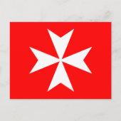 Maltees Kruis Briefkaart (Voorkant)