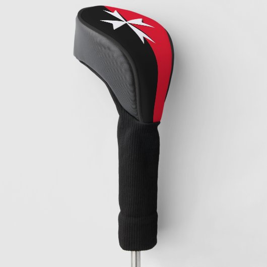 Maltees Kruis en Malta vlaggen Golf Hoesjes/clubs Golfheadcover (Schuin)