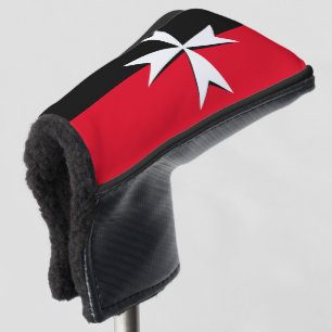 Maltees Kruis en Malta vlaggen Golf Hoesjes/clubs Golfheadcover