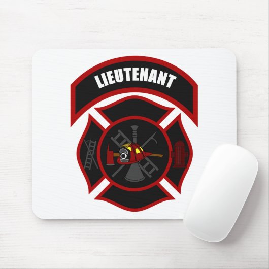 Maltees Kruis - Luitenant (Red Helmet) Muismat (Met muis)