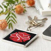 MALTEES KRUIS MET HART EN ONEINDIGHEID SLEUTELHANGER (Zijkant)