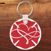 MALTEES KRUIS MET HART EN ONEINDIGHEID SYMBOOL [MH SLEUTELHANGER (Voorkant)