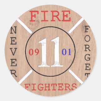 Maltees kruis - nooit vergeten ronde sticker