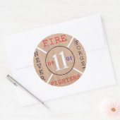 Maltees kruis - nooit vergeten ronde sticker (Envelop)