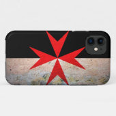 Maltees Kruis op Rock Case-Mate iPhone Case (Achterkant (horizontaal))