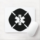 Maltees Kruis & Ster van het Leven Muismat (Met muis)