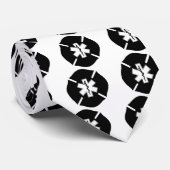 Maltees Kruis & Ster van het Leven Stropdas (Opgerold)