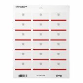 Maltees kruis symbool | Leeg adres Etiket (Full Sheet)