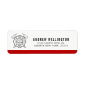 Maltees kruis symbool | Retouradres Etiket (Voorkant)