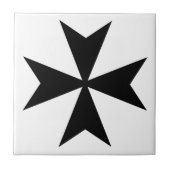 Maltees Kruis Tegeltje (Voorkant)