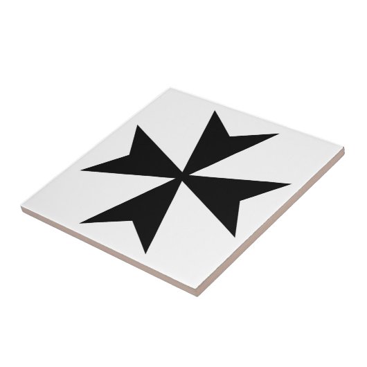 Maltees Kruis Tegeltje (Zijkant)