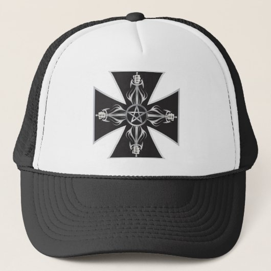 Maltees Kruis Trucker Pet (Voorkant)